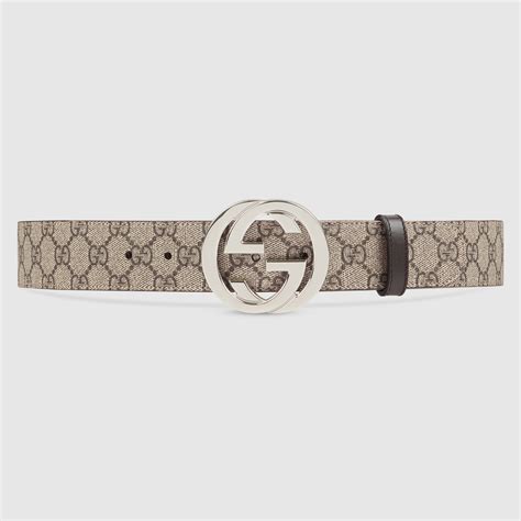 gucci belt supreme gg|Gucci belt with silver buckle.